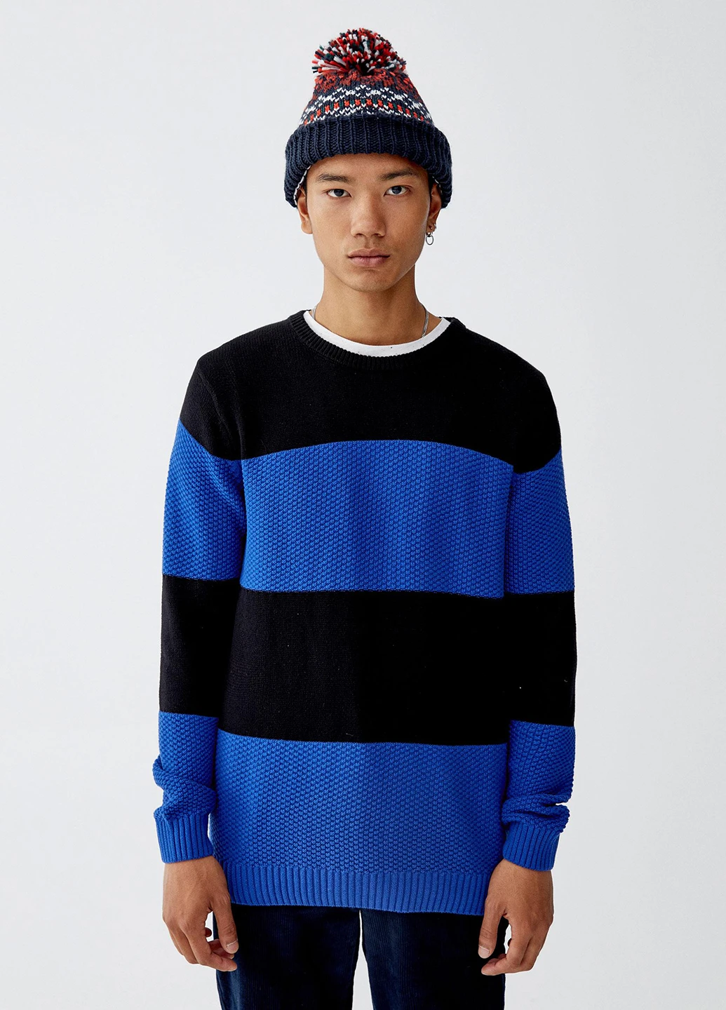 Чорний демісезонний джемпер джемпер Pull & Bear