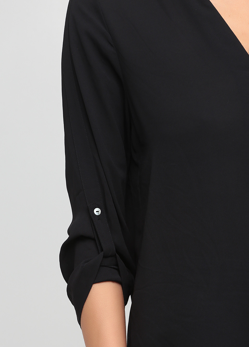 Черная демисезонная блуза Asos