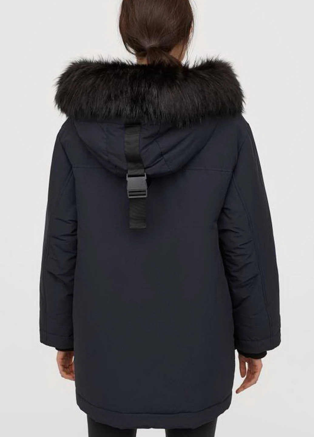 Темно-синя зимня куртка H&M