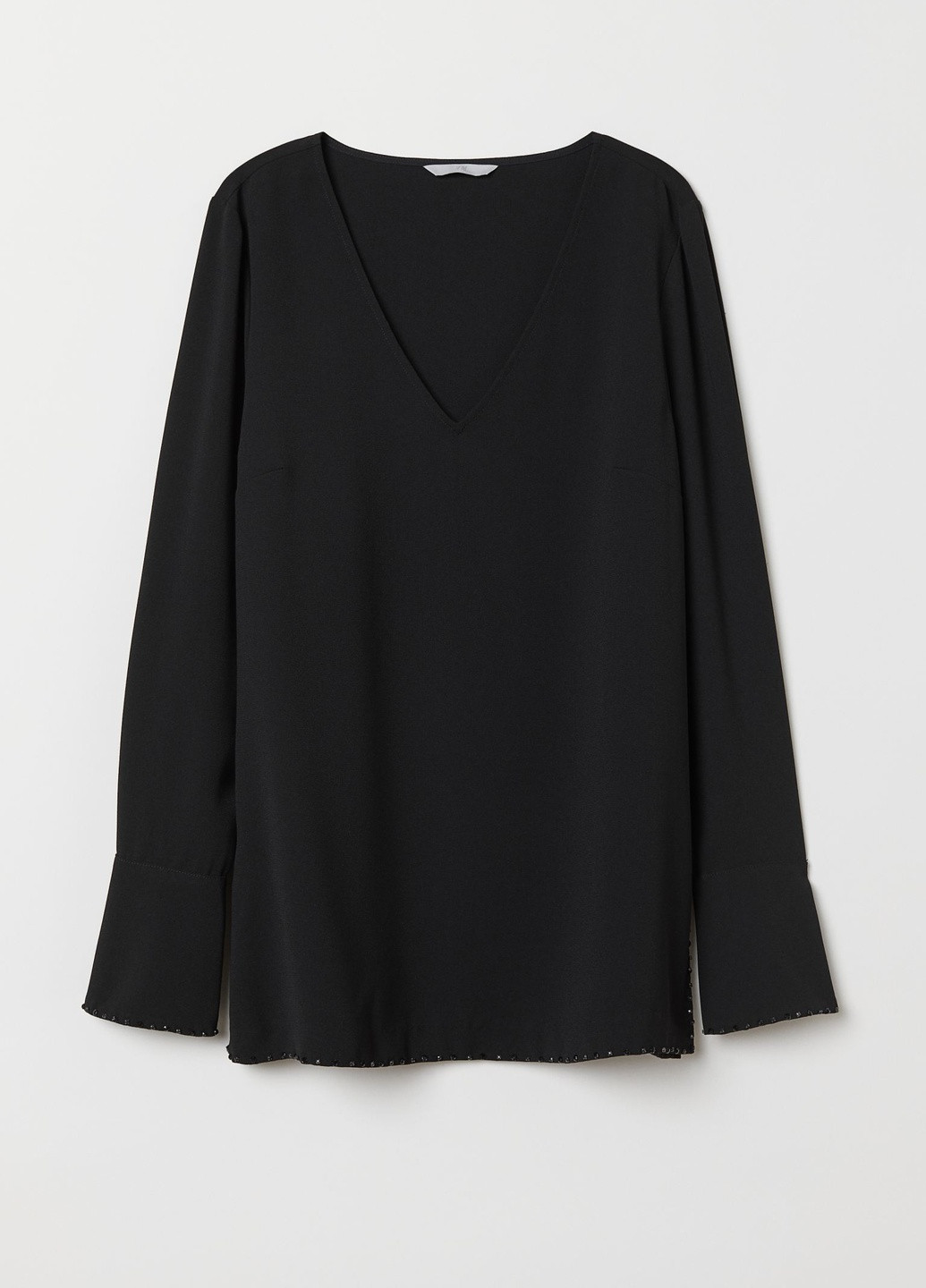 Чёрная блуза H&M