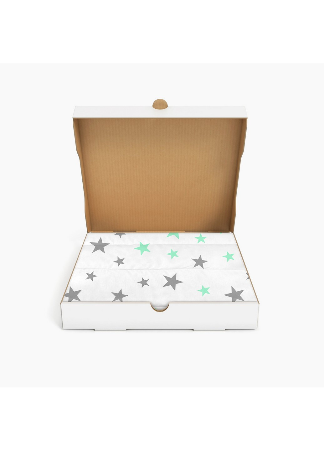 Бортик на дитяче ліжечко STARSFALL MINT GREY Cosas WeltBed_Starsfall_MintGrey (222533035)