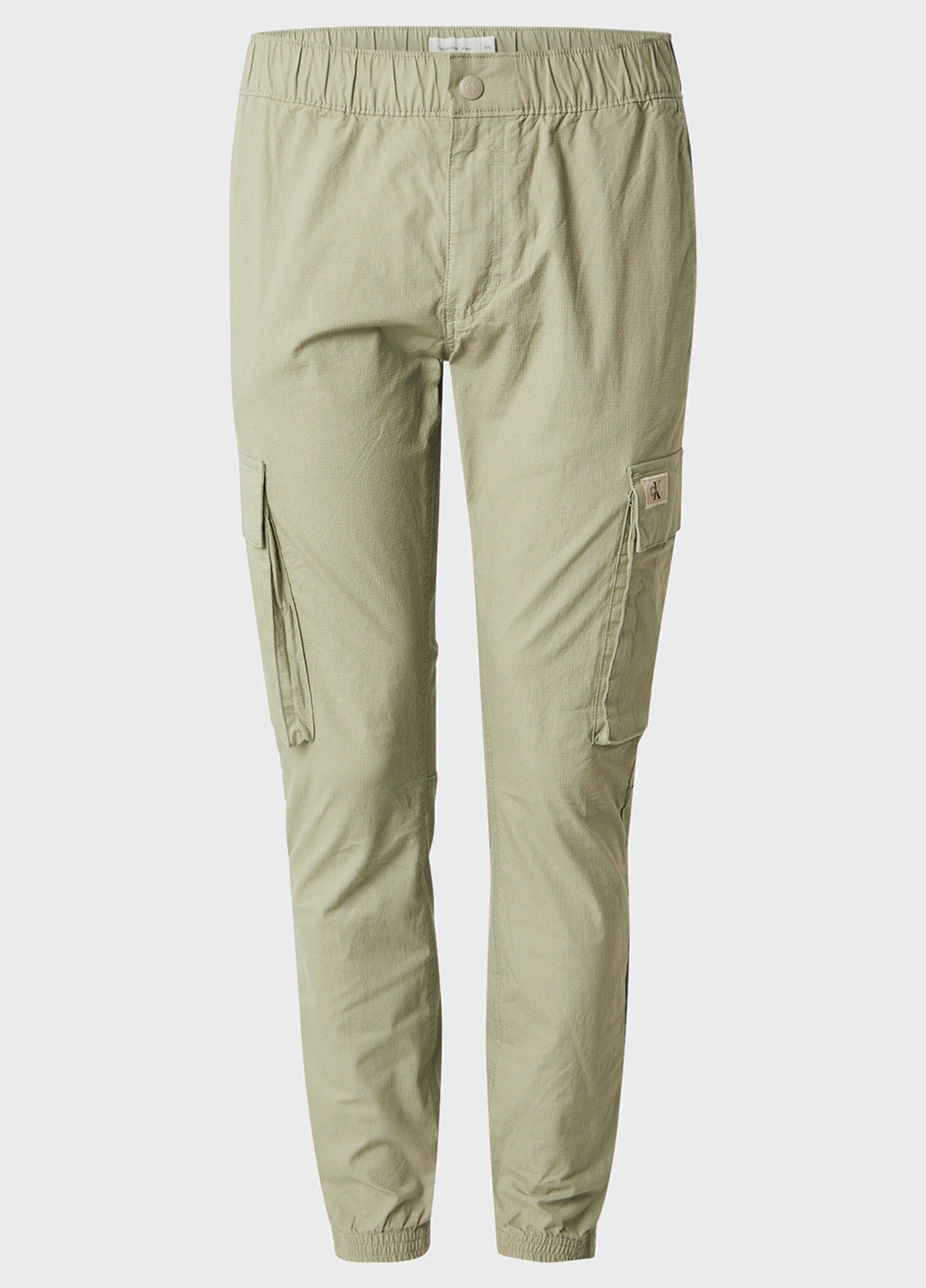 Светло-зеленые кэжуал демисезонные карго брюки Calvin Klein Jeans