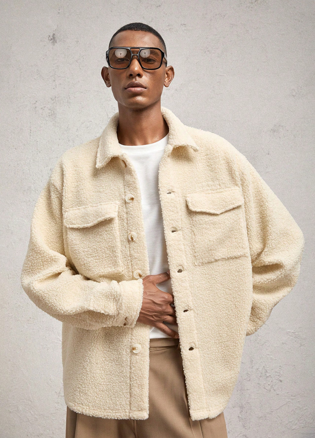 Куртка-рубашка SHEIN (342382509)