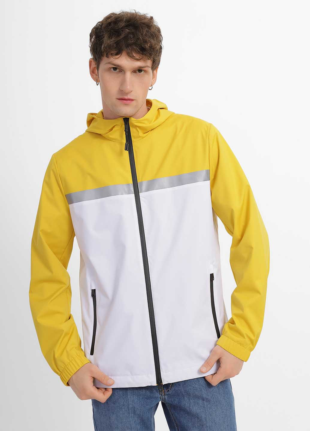 Желтая демисезонная ветровка Geox