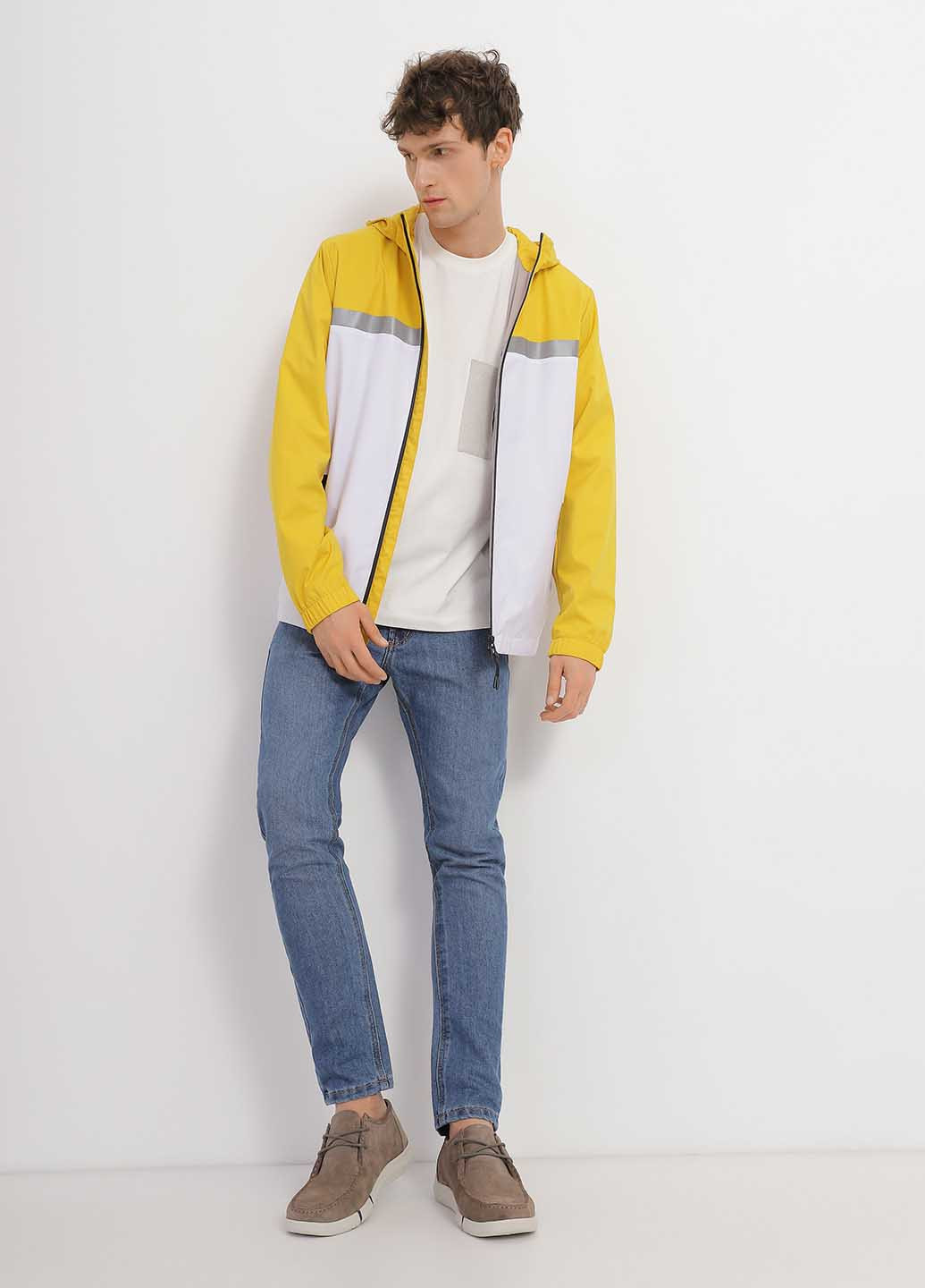 Желтая демисезонная ветровка Geox