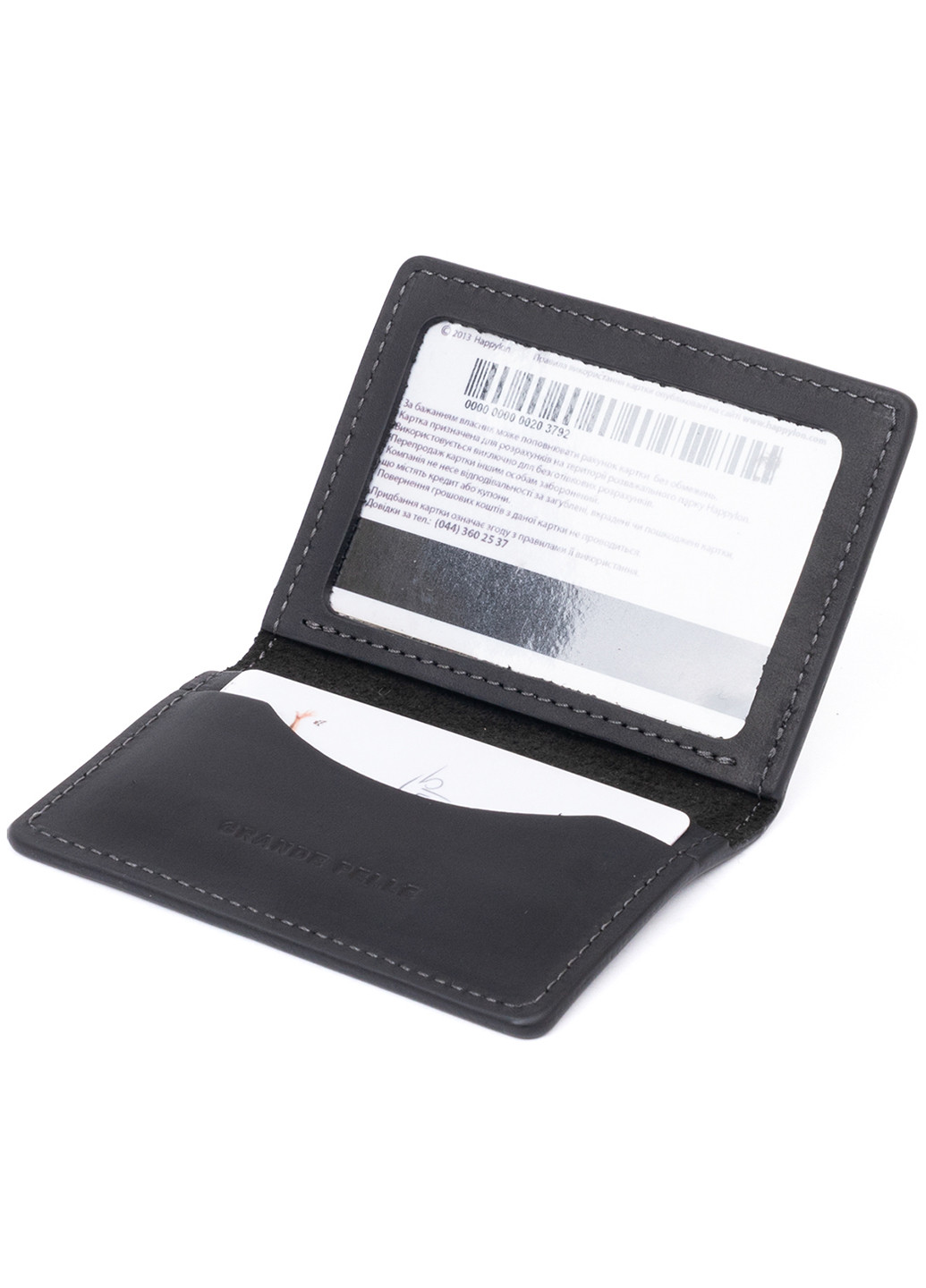 Шкіряна обкладинка на паспорт 9,7х7х0,5 см Grande Pelle (253174513)