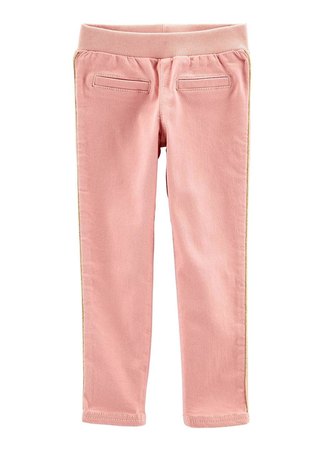 Бледно-розовые кэжуал демисезонные зауженные брюки Carter's