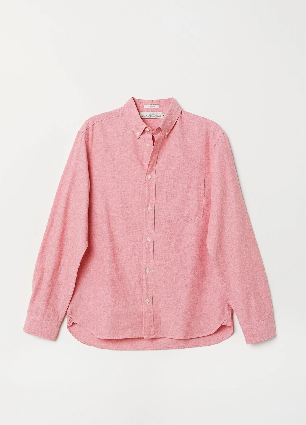 Розовая рубашка H&M