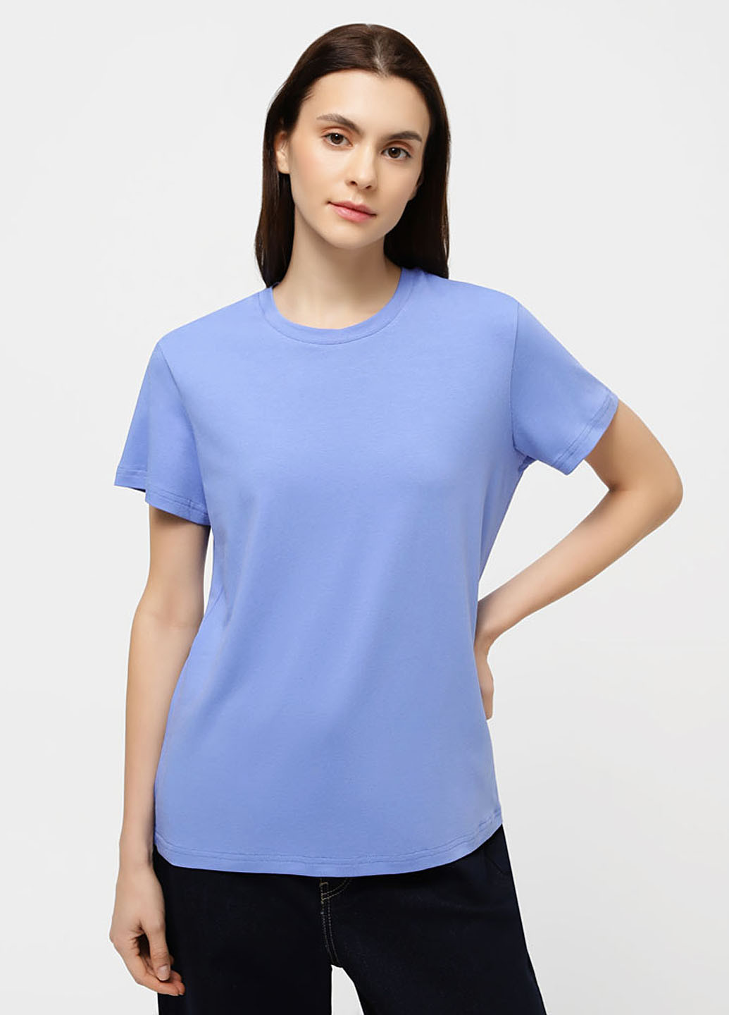 Блакитна літня футболка Promin