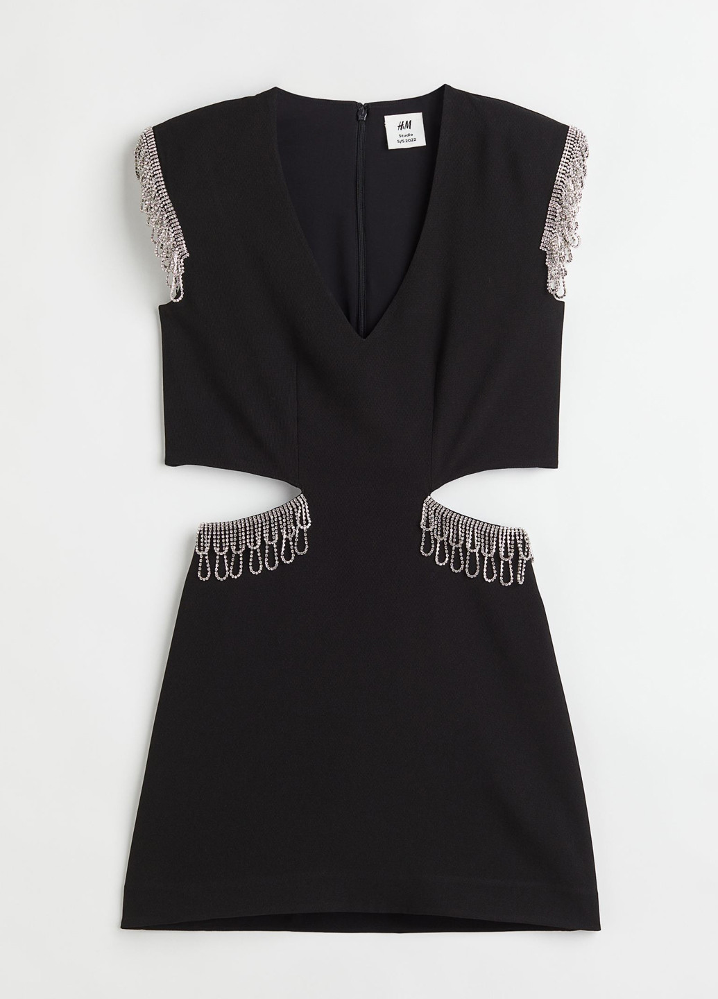 Чорна кежуал сукня а-силует H&M Studio однотонна