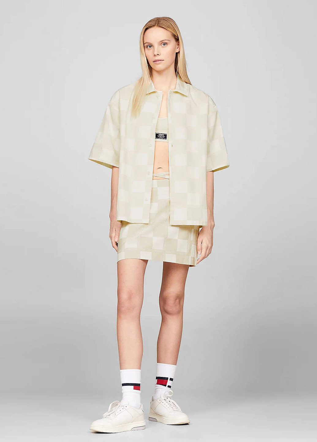 Разноцветная кэжуал в клетку юбка Tommy Jeans