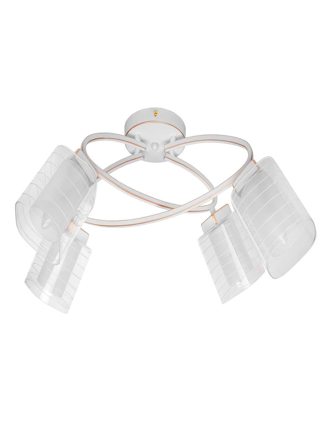 Люстра потолочная на 4 плафона LK-633S/4 E14 WH Brille (220133457)