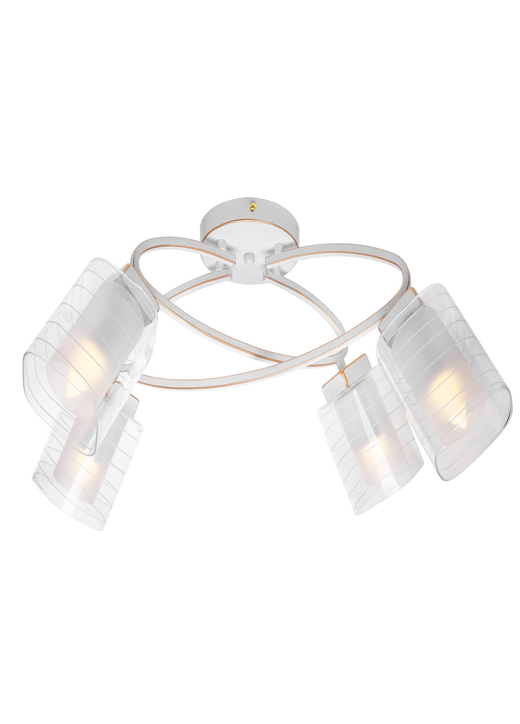 Люстра потолочная на 4 плафона LK-633S/4 E14 WH Brille (220133457)