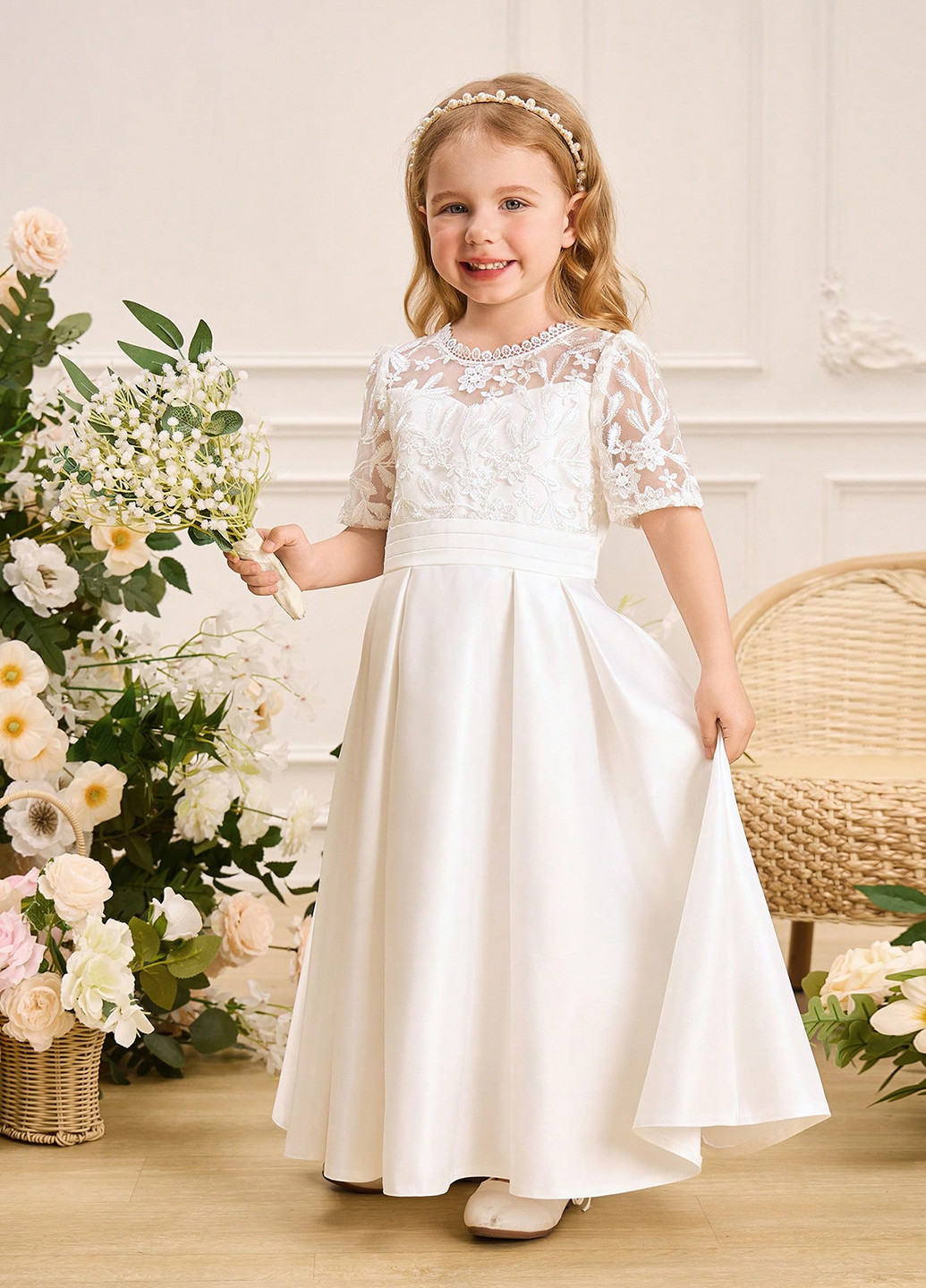 Біла сукня SHEIN (367018065)