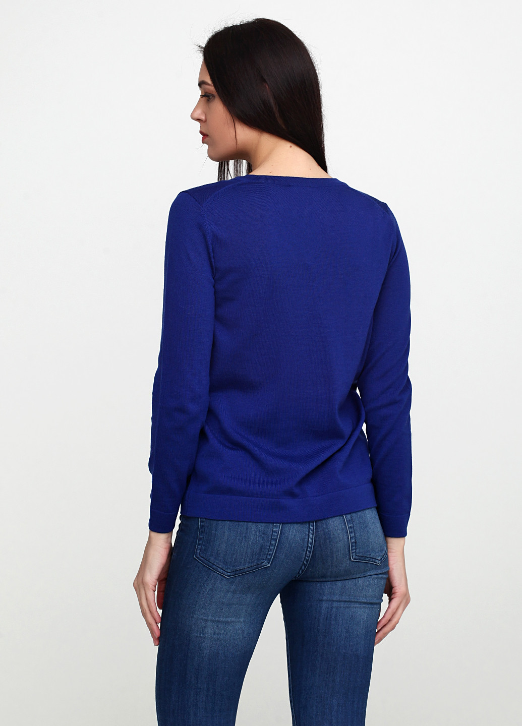 Синий демисезонный пуловер пуловер Gant