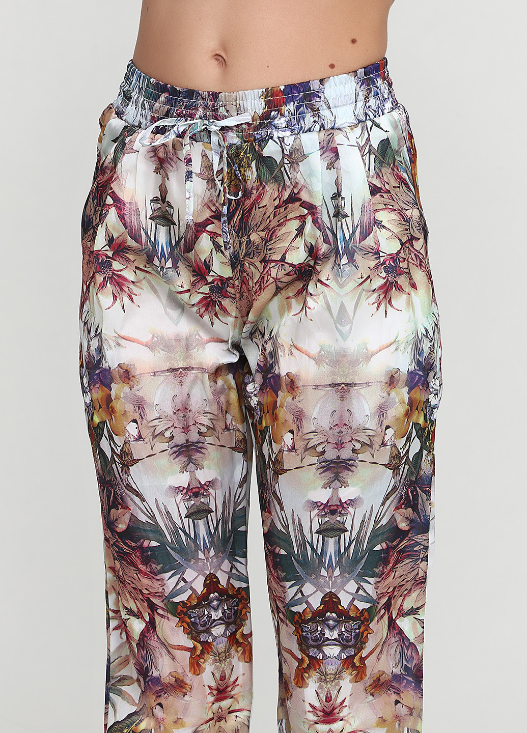 Комбинированные кэжуал летние прямые брюки Yamamay