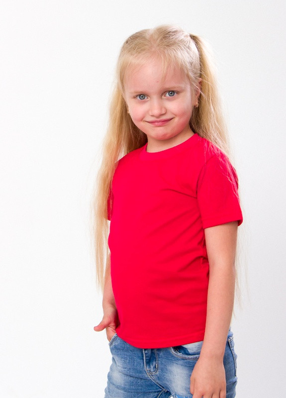 Красная летняя футболка детская Носи своє 6021