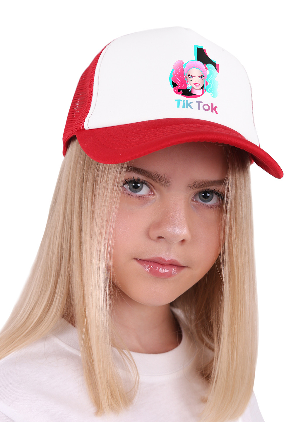 Кепка Тракер детская Харли Квинн (Куинн) Тик Ток (Harley Quinn TikTok) (33404-1646) MobiPrint (220824459)