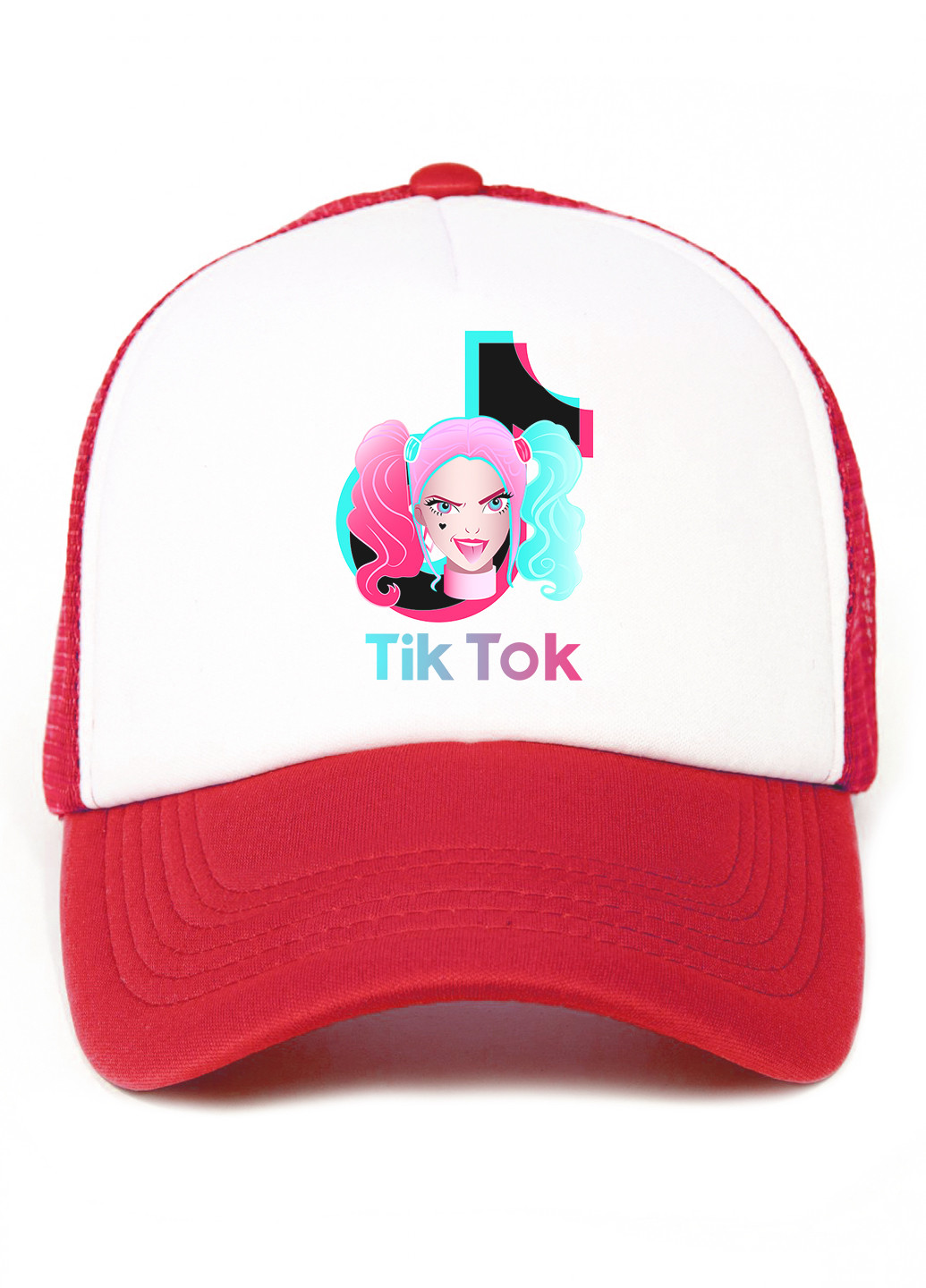 Кепка Тракер детская Харли Квинн (Куинн) Тик Ток (Harley Quinn TikTok) (33404-1646) MobiPrint (220824459)