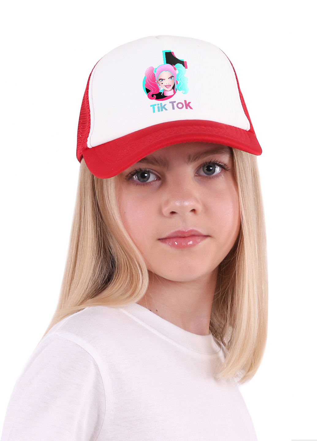 Кепка Тракер детская Харли Квинн (Куинн) Тик Ток (Harley Quinn TikTok) (33404-1646) MobiPrint (220824459)