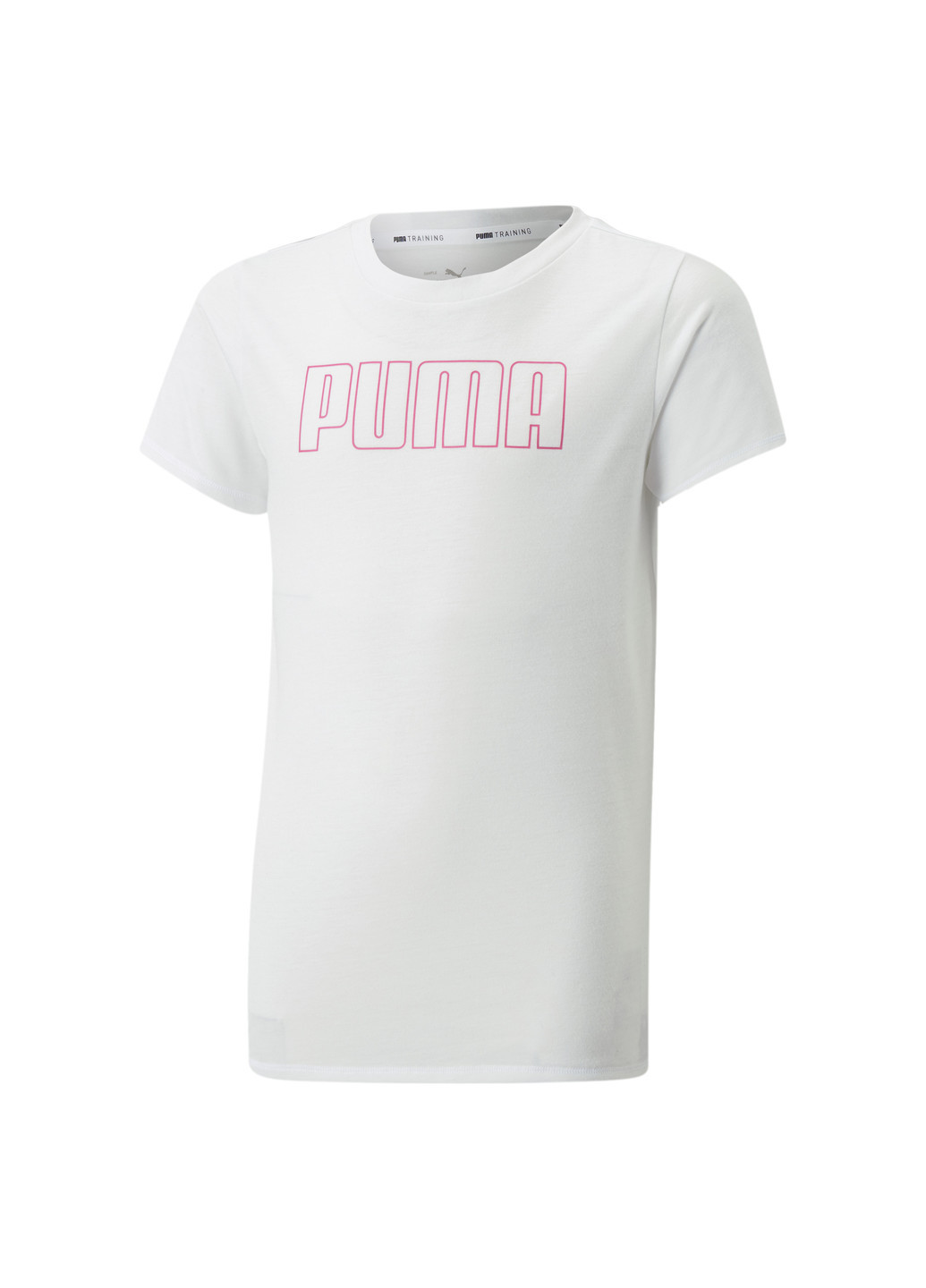 Дитяча футболка Favourites Tee Youth Puma однотонна біла спортивна поліестер