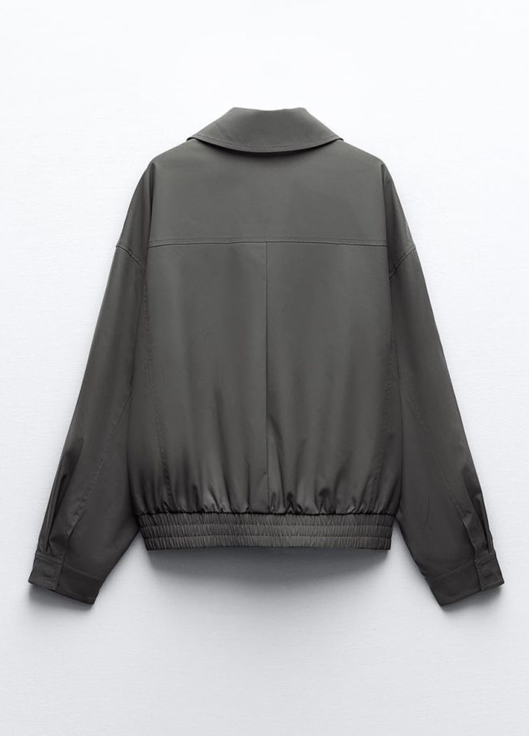 Темно-серая демисезонная куртка Zara