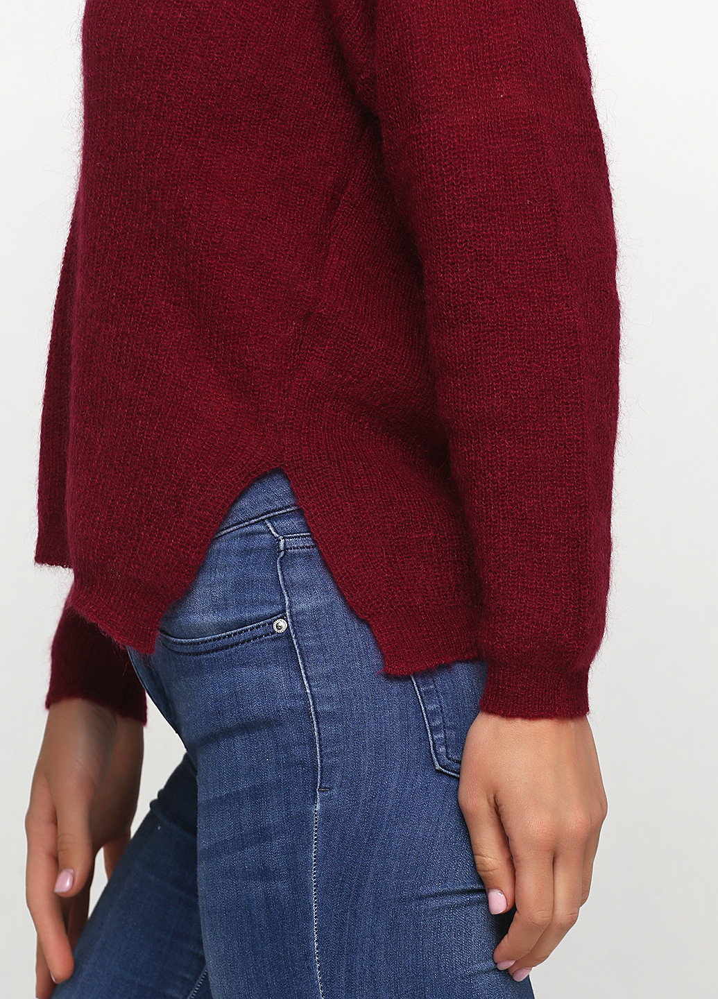 Бордовый демисезонный пуловер пуловер Guess by Marciano