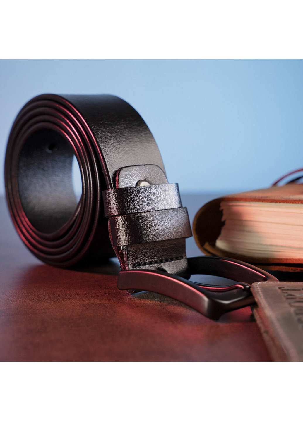 Мужской кожаный ремень 115х3,6 см Vintage (229461025)