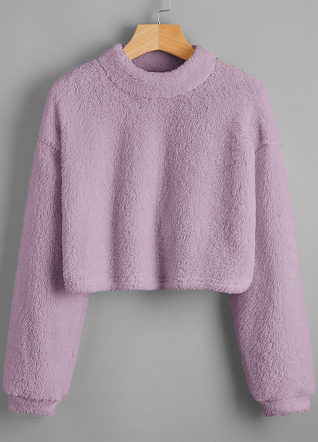 Лиловый демисезонный свитер SHEIN