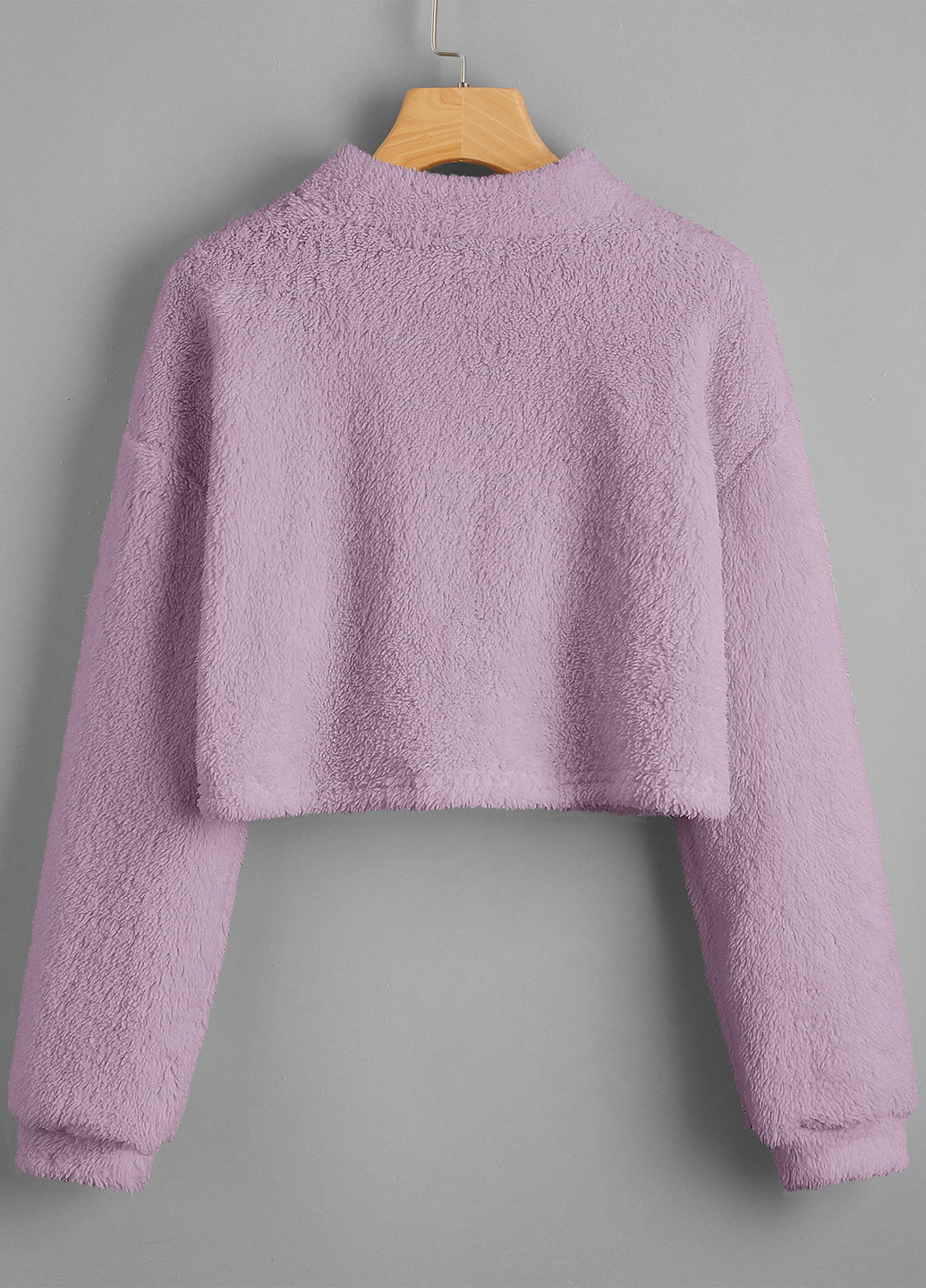 Лиловый демисезонный свитер SHEIN