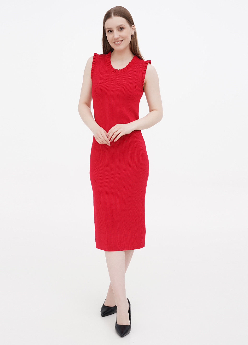 Червона кежуал сукня сукня-майка Michael Kors однотонна