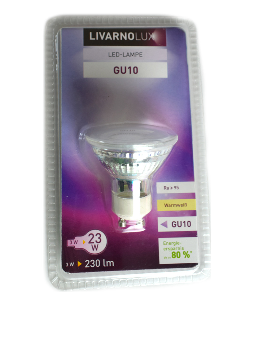 LED лампочка GU10, 50 мм Livarno Lux (172355810)