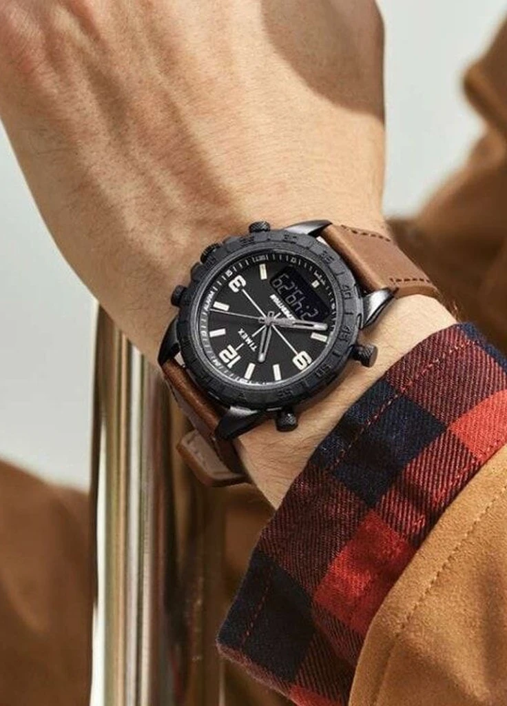 Чоловічі годинник EXPEDITION Pioneer Combo Tx4b17400 кварцові класичні, спортивні Timex (229044949)