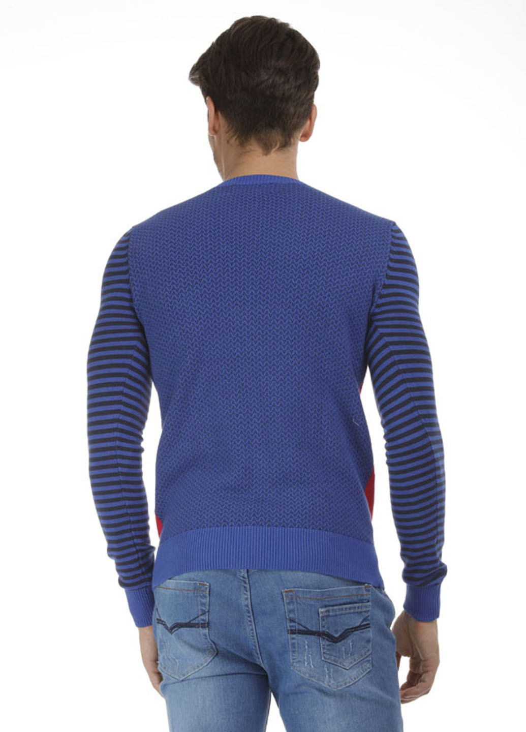 Комбинированный демисезонный пуловер пуловер Яavin