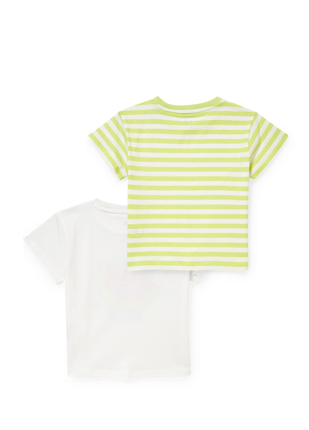 Комбинированная летняя футболка (2 шт.) C&A