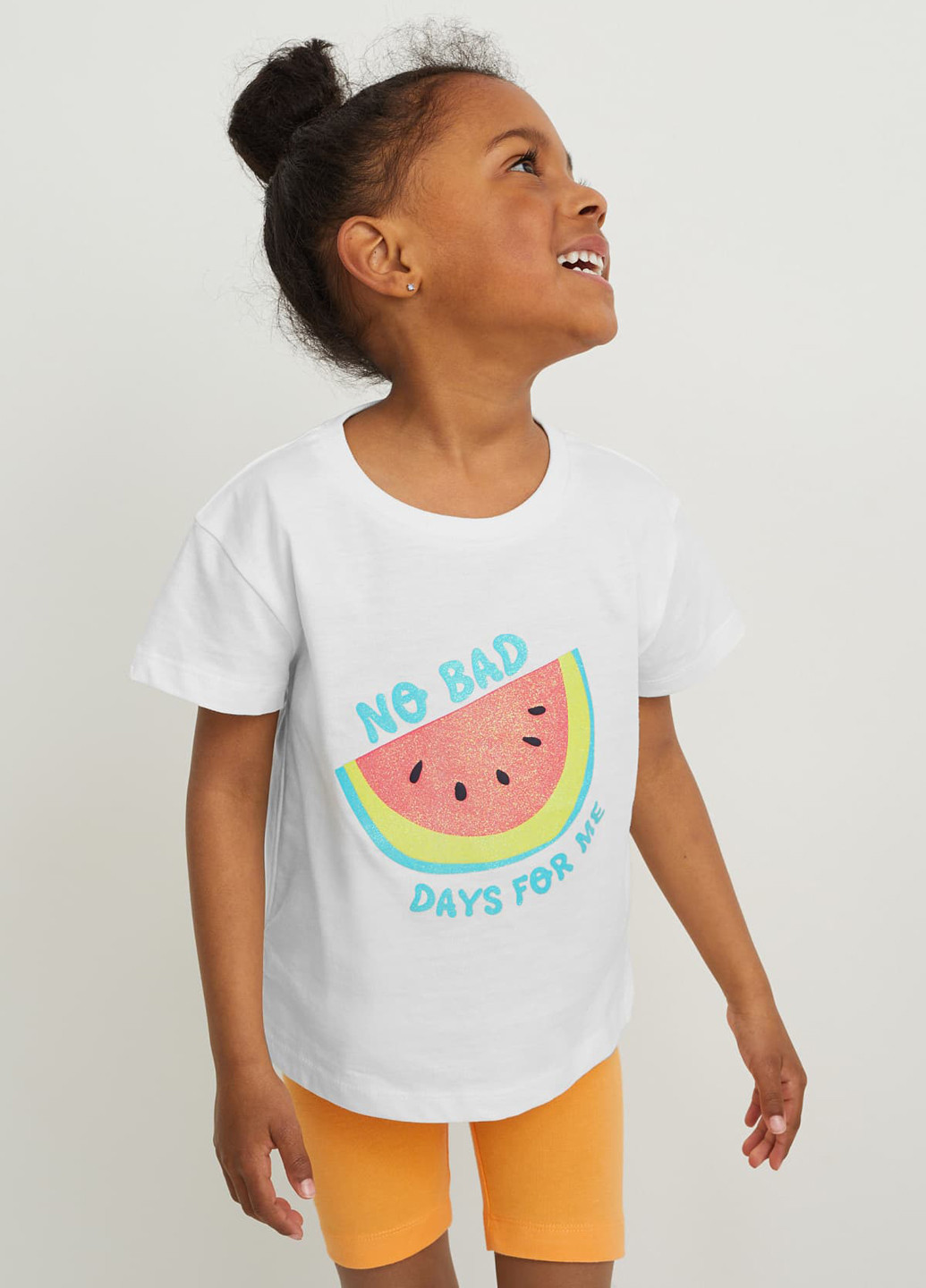 Комбинированная летняя футболка (2 шт.) C&A