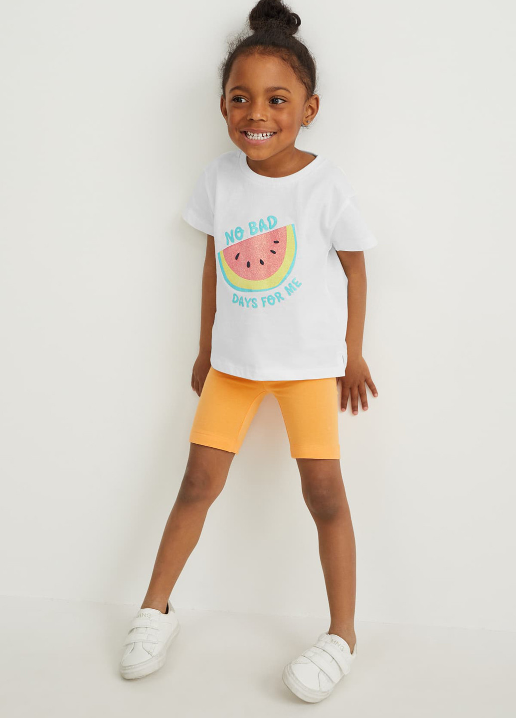 Комбинированная летняя футболка (2 шт.) C&A