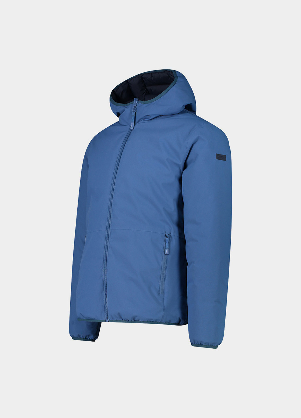 Голубая зимняя куртка CMP REVERSE JACKET FIX HOOD TWILL