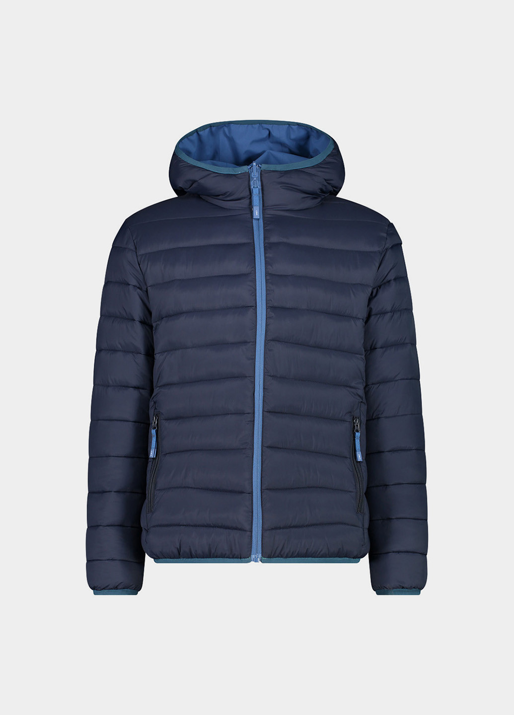 Голубая зимняя куртка CMP REVERSE JACKET FIX HOOD TWILL