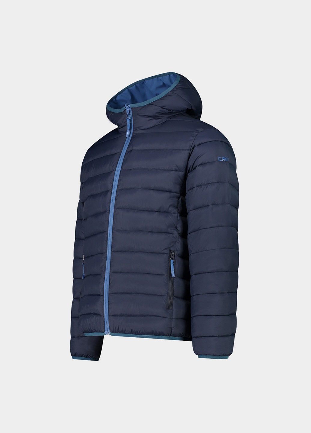 Голубая зимняя куртка CMP REVERSE JACKET FIX HOOD TWILL