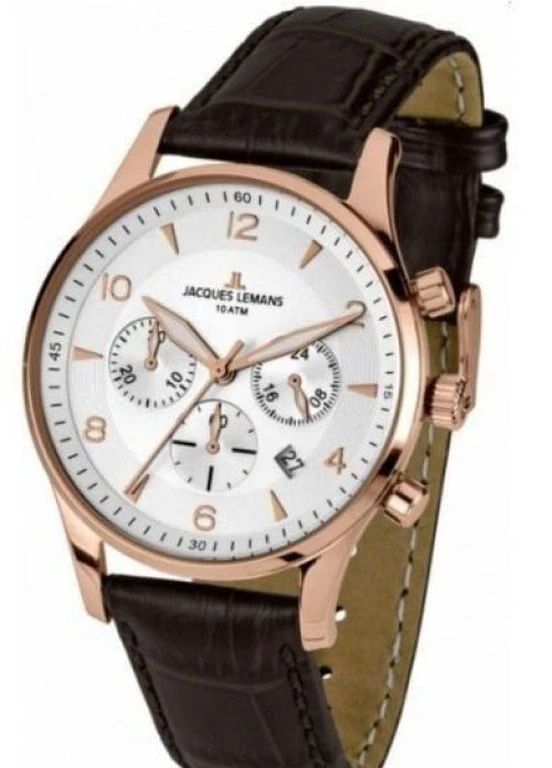 Чоловічі Годинники 1-1654H кварцові класичні Jacques Lemans (226704285)
