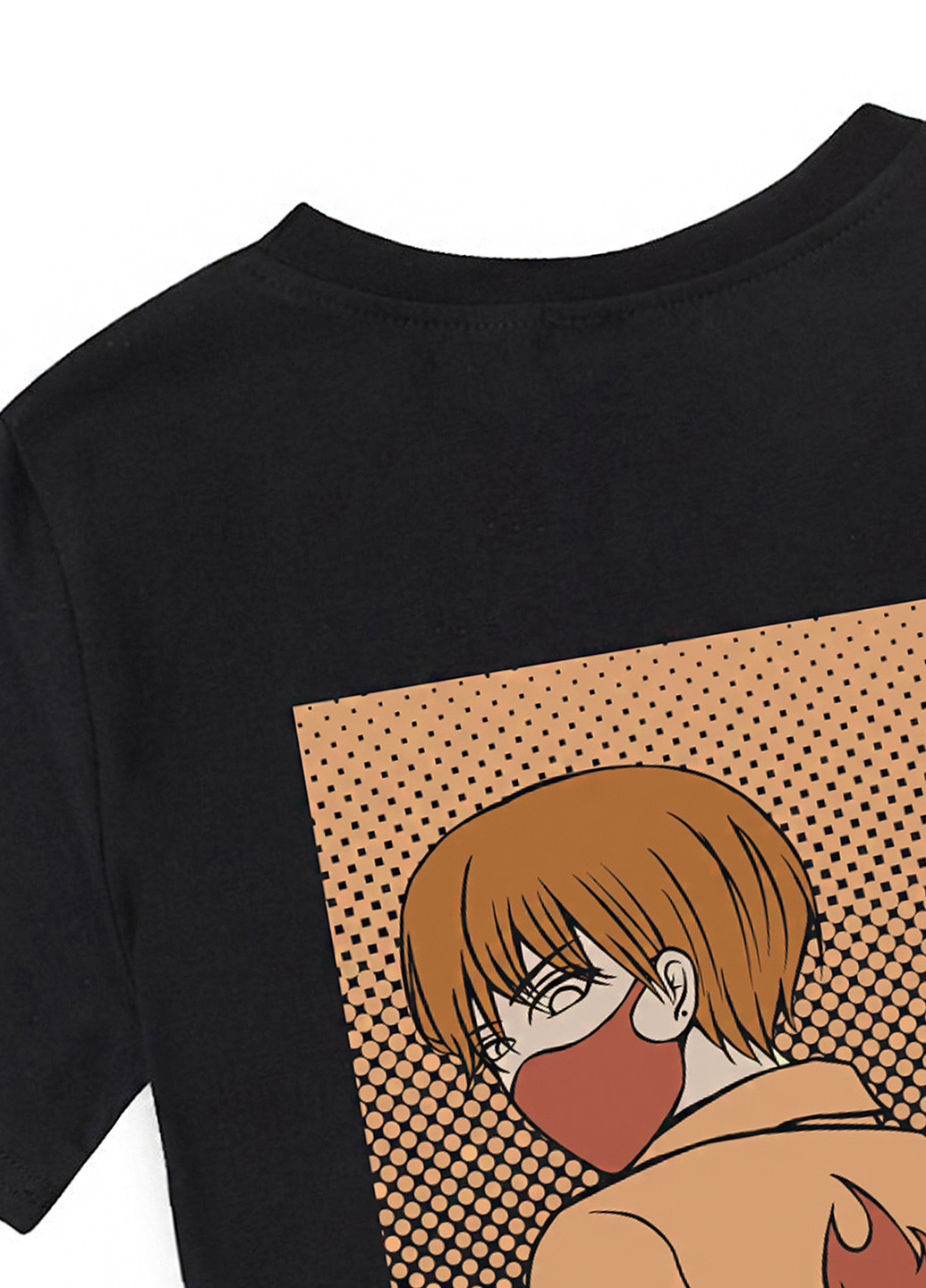 Чорна демісезонна футболка Garnamama