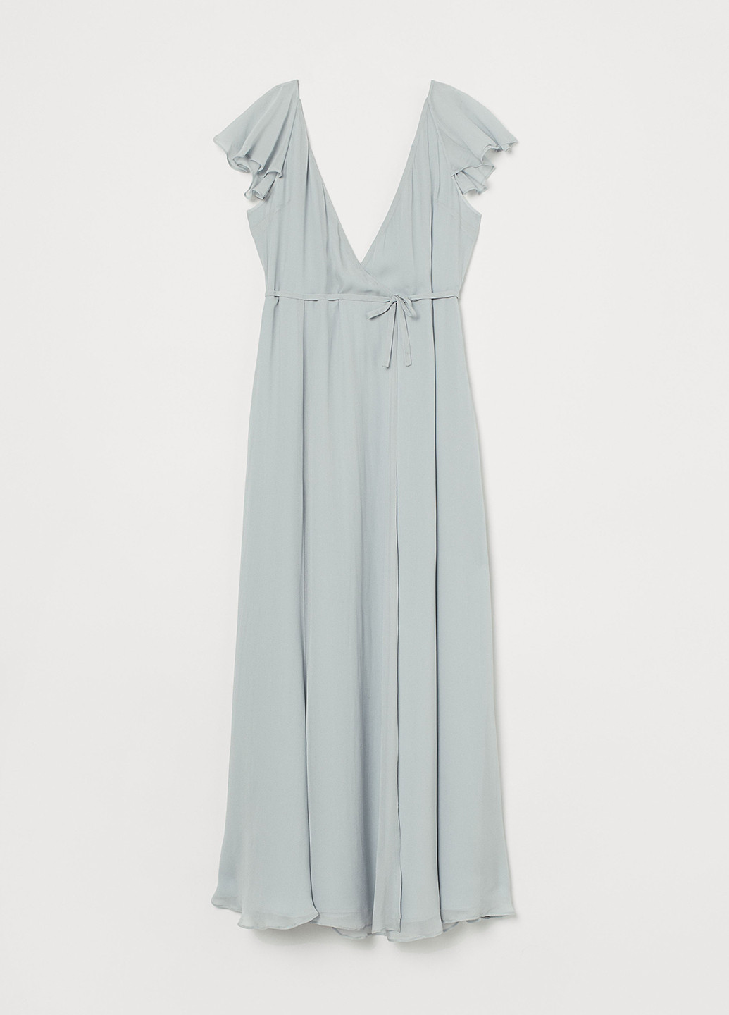 М'ятна кежуал сукня на запах, кльош H&M однотонна