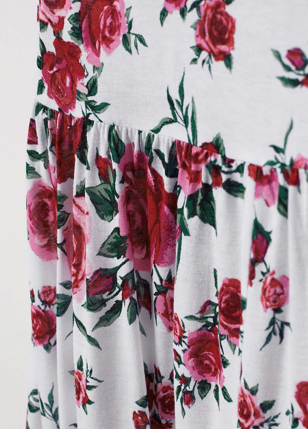 Комбінезон H&M комбинезон-шорты розы белый кэжуал вискоза, трикотаж