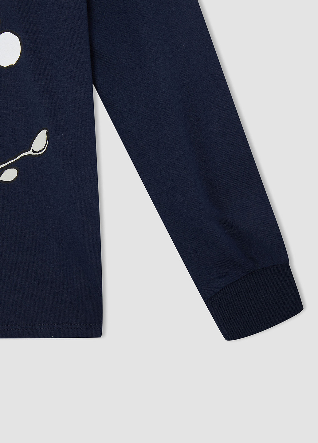 Темно-синя всесезон піжама snoopy лонгслив + брюки DeFacto Пижама