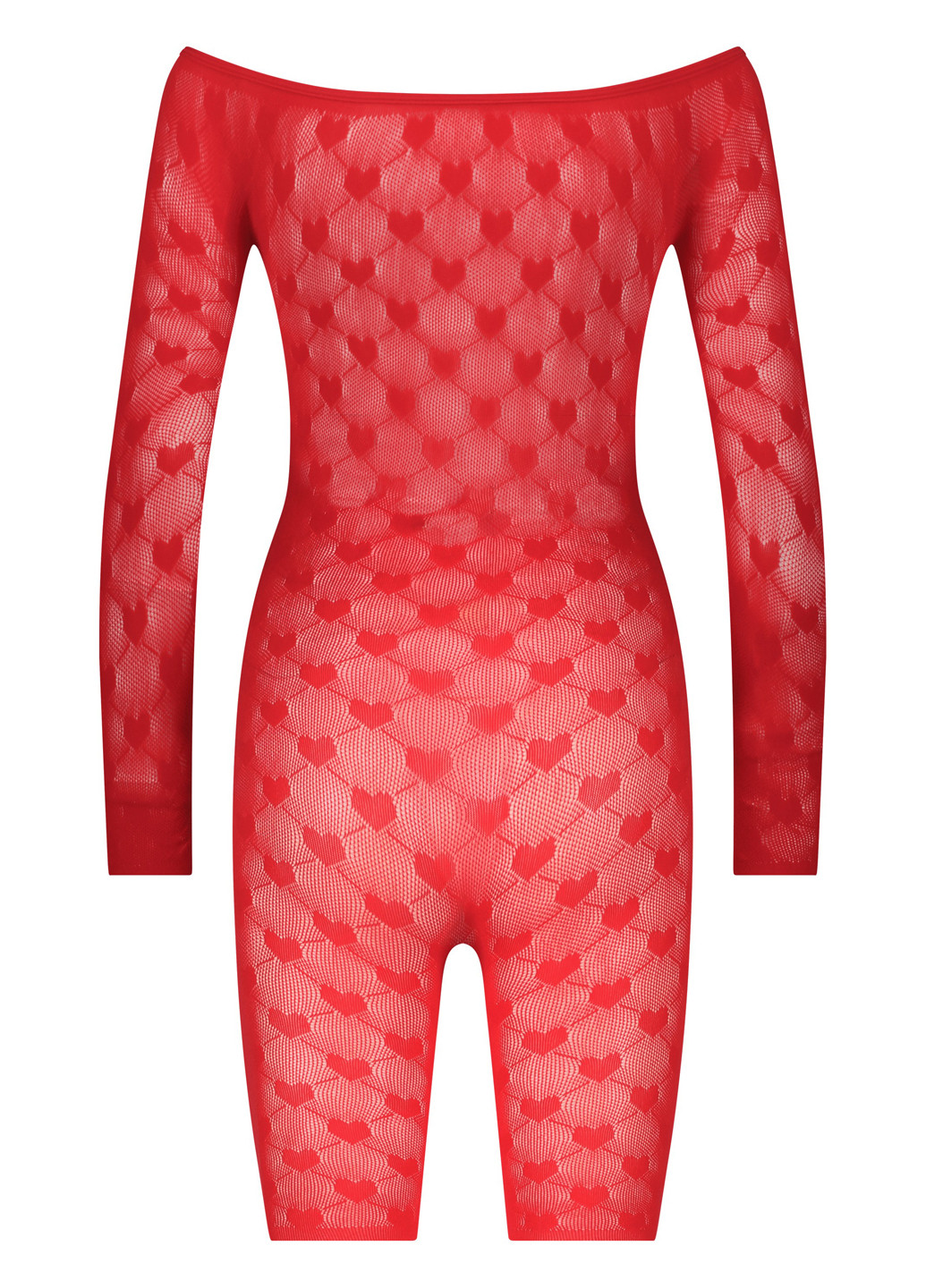 Комбінезон Hunkemoller сердечка червоний відвертий поліамід