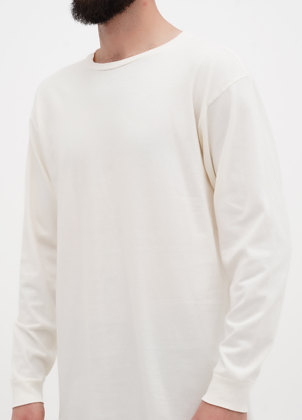 Молочный демисезонный кэжуал лонгслив tgt с рисунком