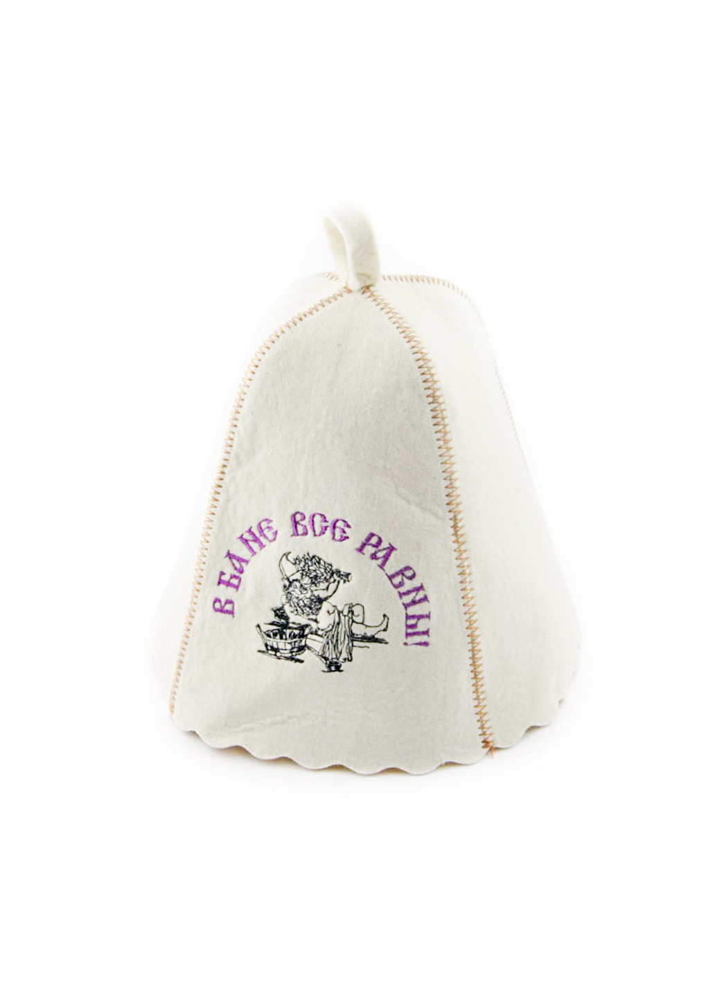 Банная шапка "В бане все равны" Luxyart (189142643)