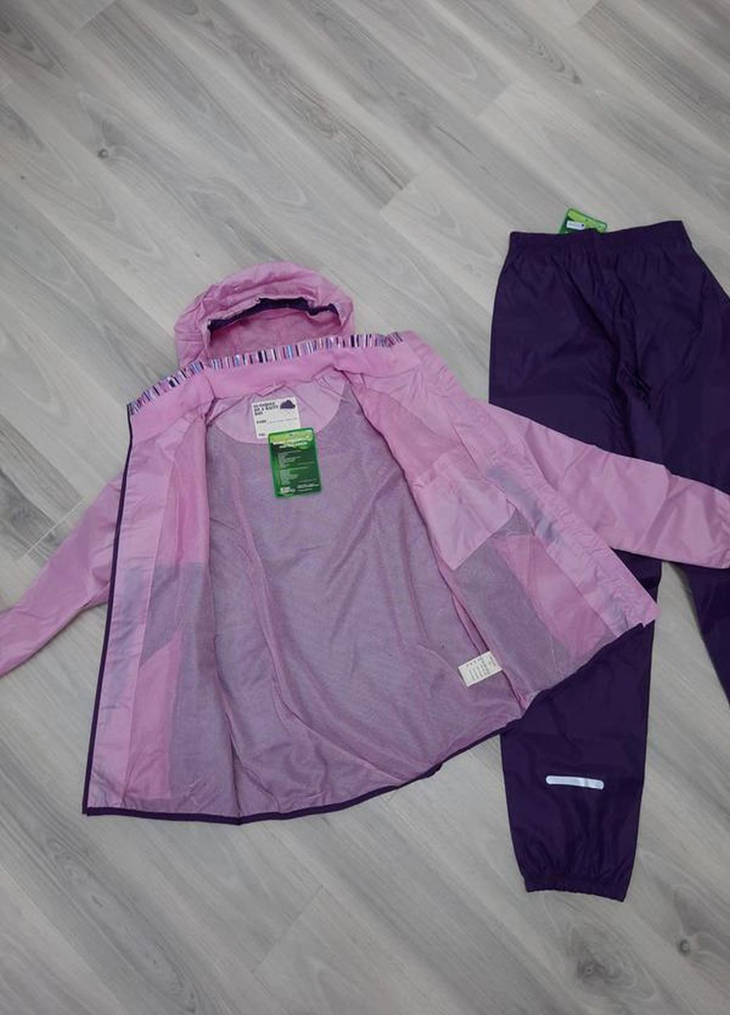 Фіолетовий демісезонний костюм (вітровка, брюки) HIP&HOPPS