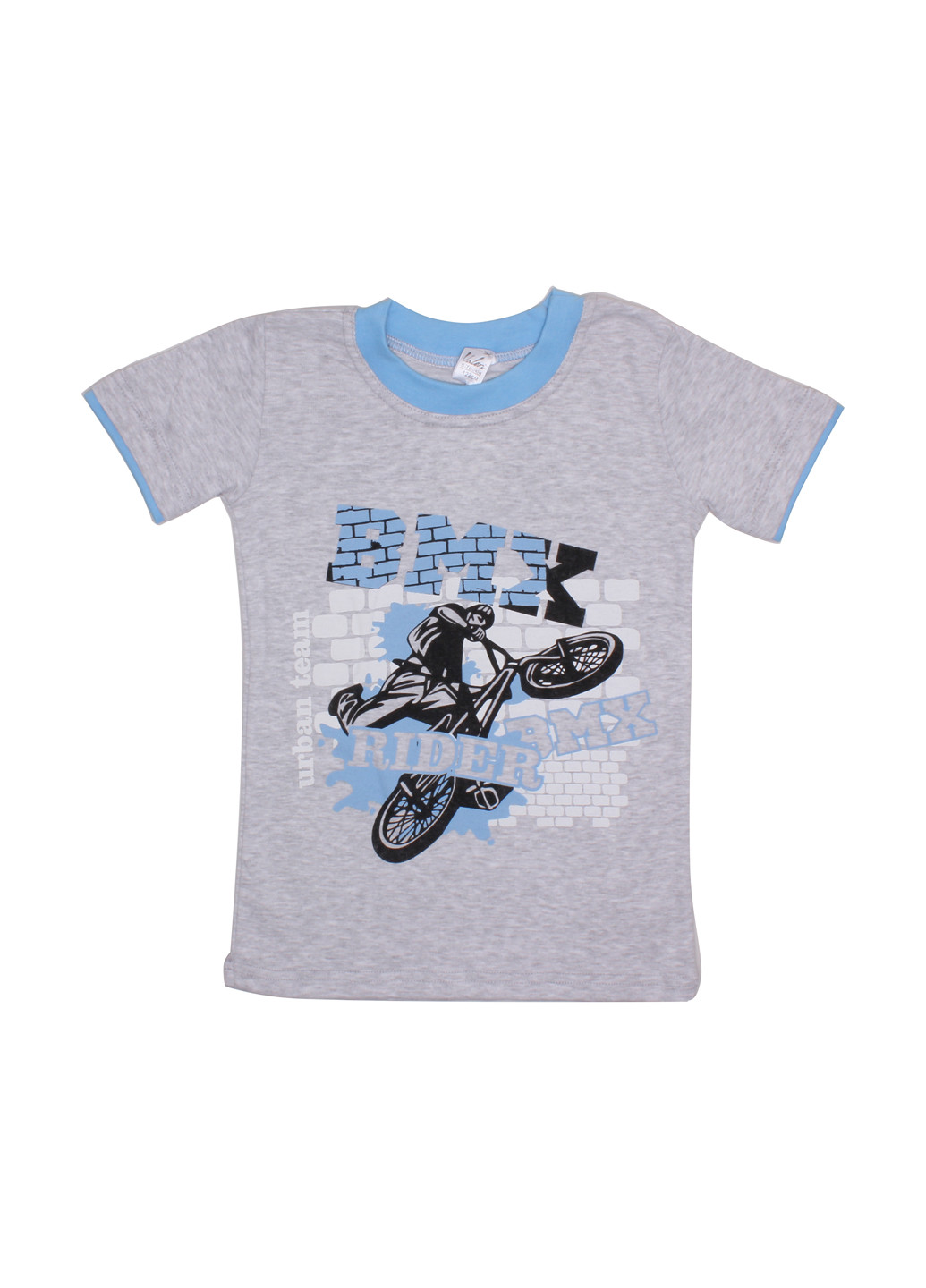 Серая летняя футболка Валери-Текс